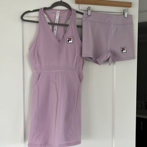 Fila golf or tennis dress with matching shorts